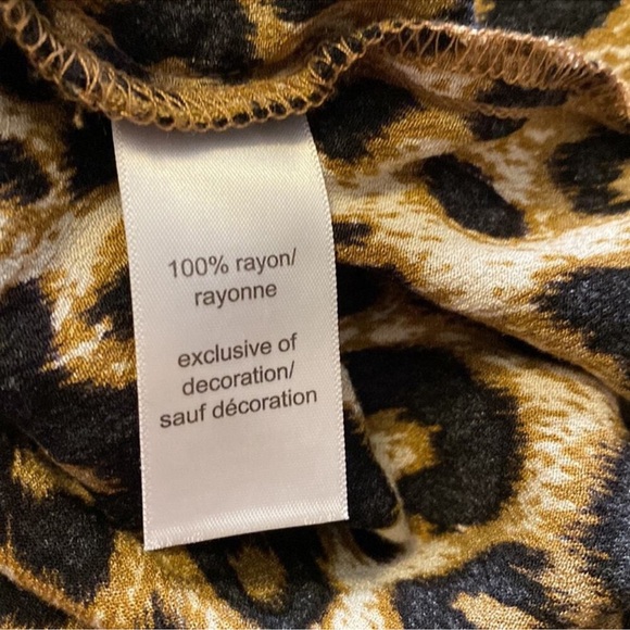 NWT Maurices Animal Print Camisole Lace Tank Top in Cheetah Print Size Medium - Picture 5 of 9